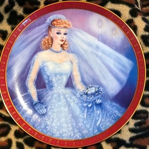 Collectable barbie plate